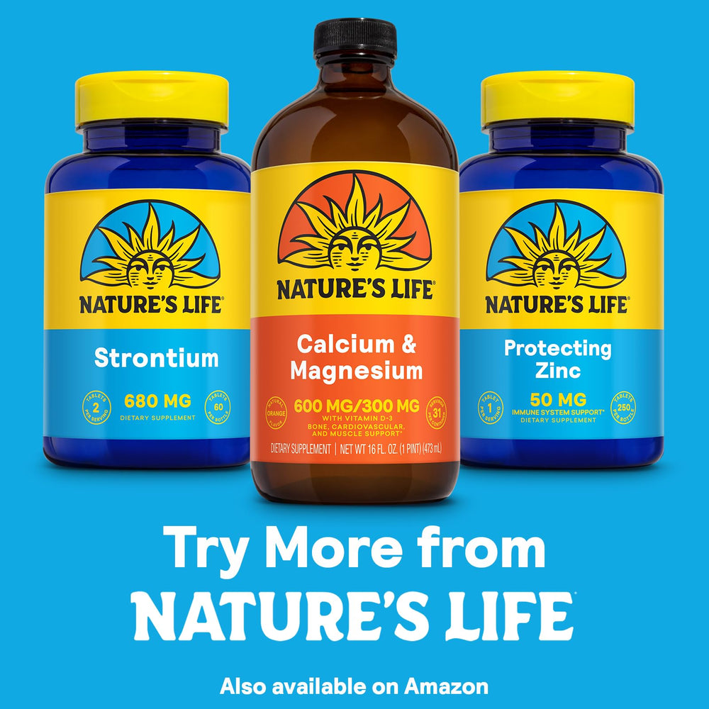 Nature's Life bottle with 31 servings and 16 fl oz