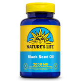 Bottle of Nature's Life Black Seed Oil 2000mg with 90 softgels