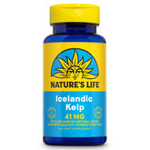 Bottle of Nature's Life Icelandic Kelp 41 mg