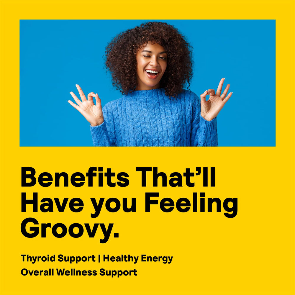 Label showing iodine content and ingredients