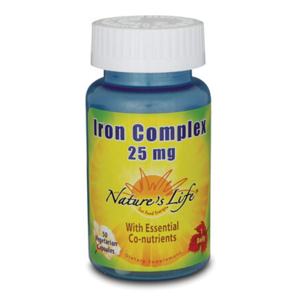 Nature's Life Iron Complex bottle 50 count