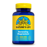 Nature's Life Magnesium 500 mg bottle with 100 vegan capsules