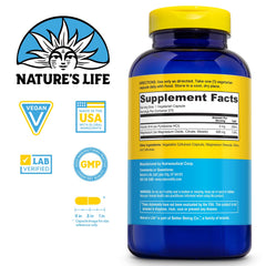 Magnesium 500 mg vegetarian capsules