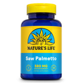 Nature's Life Saw Palmetto for Men 580mg bottle for men’s health and prostate support