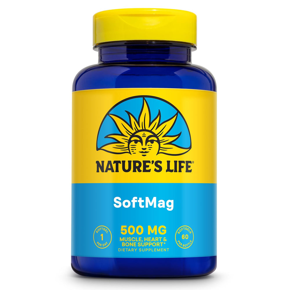 Nature's Life SoftMag 500 mg magnesium bottle