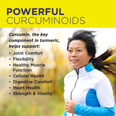 Turmeric powder and fresh ginger illustrating active ingredients