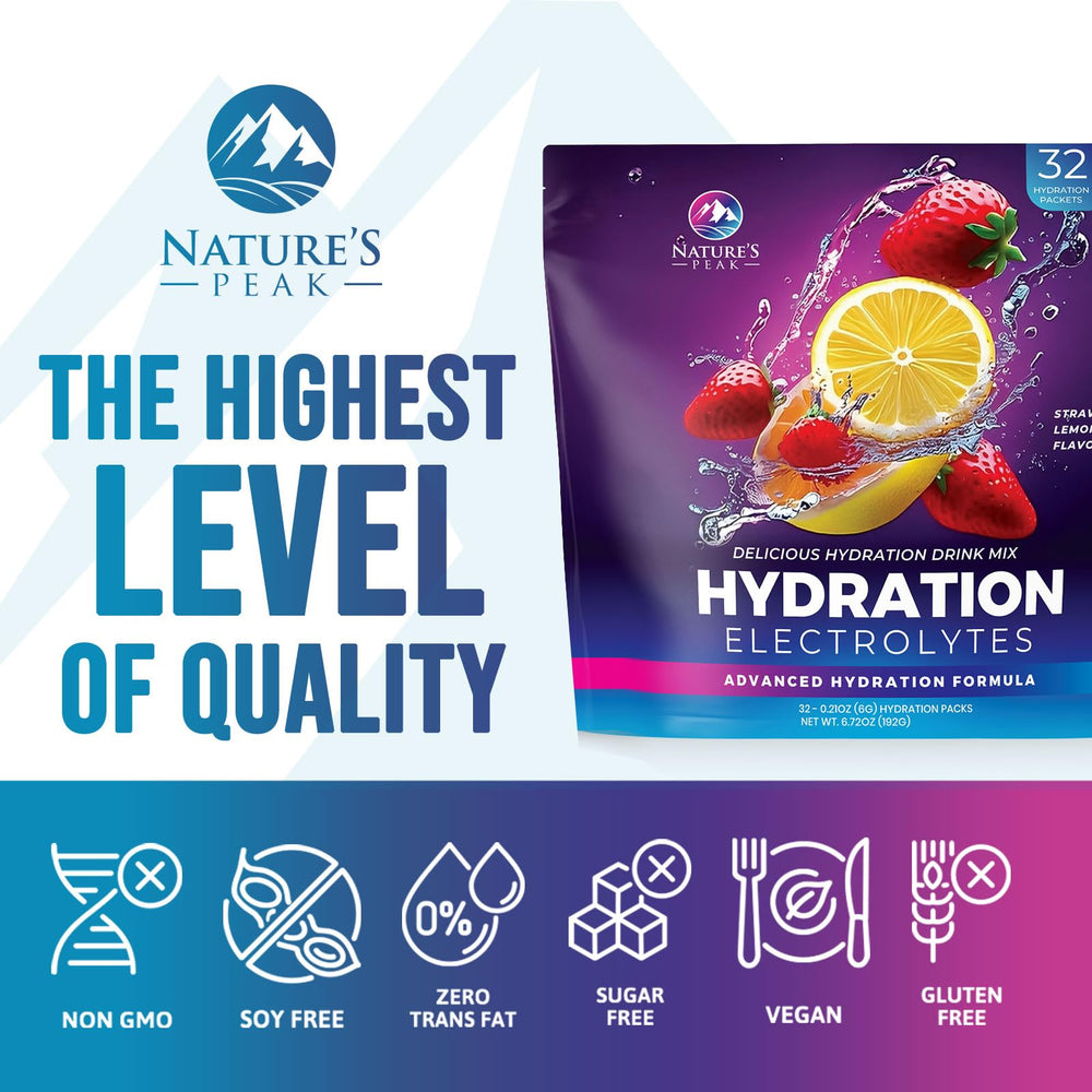 Nature's Peak 32-pack back view highlighting packaging and contents.