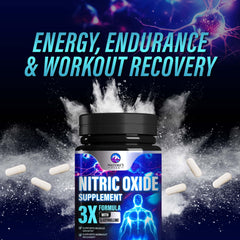 Nature's Peak Nitric Oxide Booster flow visual demonstrates vasodilation concept, suggesting pumps.