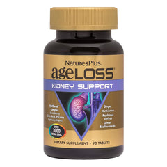 Front label of NaturesPlus AgeLoss Kidney Support bottle