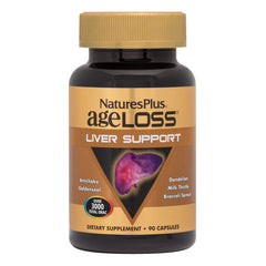 Nature's Plus AgeLoss Liver Support bottle – front label