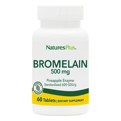 Natures Plus Bromelain 500 mg vegetarian tablets - hero image