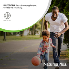 Nutrition facts and gluten-free indicator on bottle