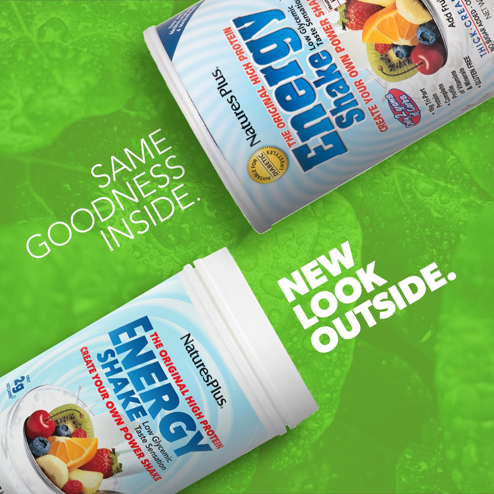 Close-up of 16g plant-based protein per serving on label