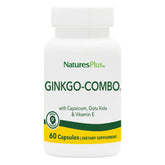 Nature's Plus Gingko-Combo bottle label showing 120 mg