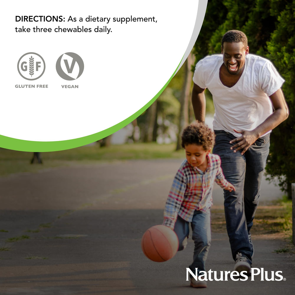 Bottle back label with supplement facts and ingredients