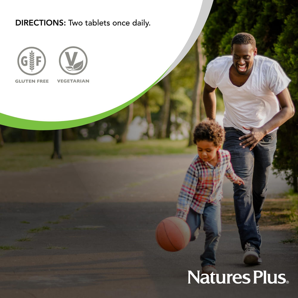 60 vegan tablets extended-release bottle back label