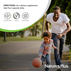 Lifestyle shot of magnesium citrate supplement for nerve and muscle support