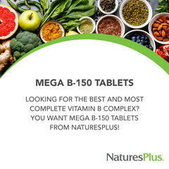 90 sustained-release vegetarian B-Complex tablets in bottle