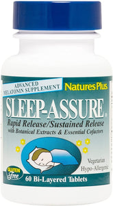 Natures Plus Rapid & Sustained Release Melatonin 3 mg bi-layered tablets bottle