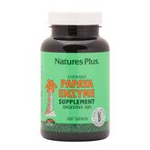 Front view of Nature's Plus Papaya Enzyme bottle with 360 chewable tablets