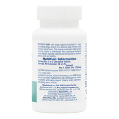 Chewable lactase enzyme tablets for lactose digestion