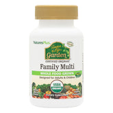 Bottle of Natures Plus Source of Life Garden Organic Family Multivitamin