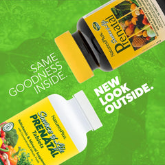 Front view of Natures Plus Source of Life Prenatal bottle