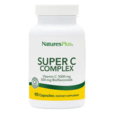 Natures Plus Super C Complex bottle with 90 vegetarian capsules