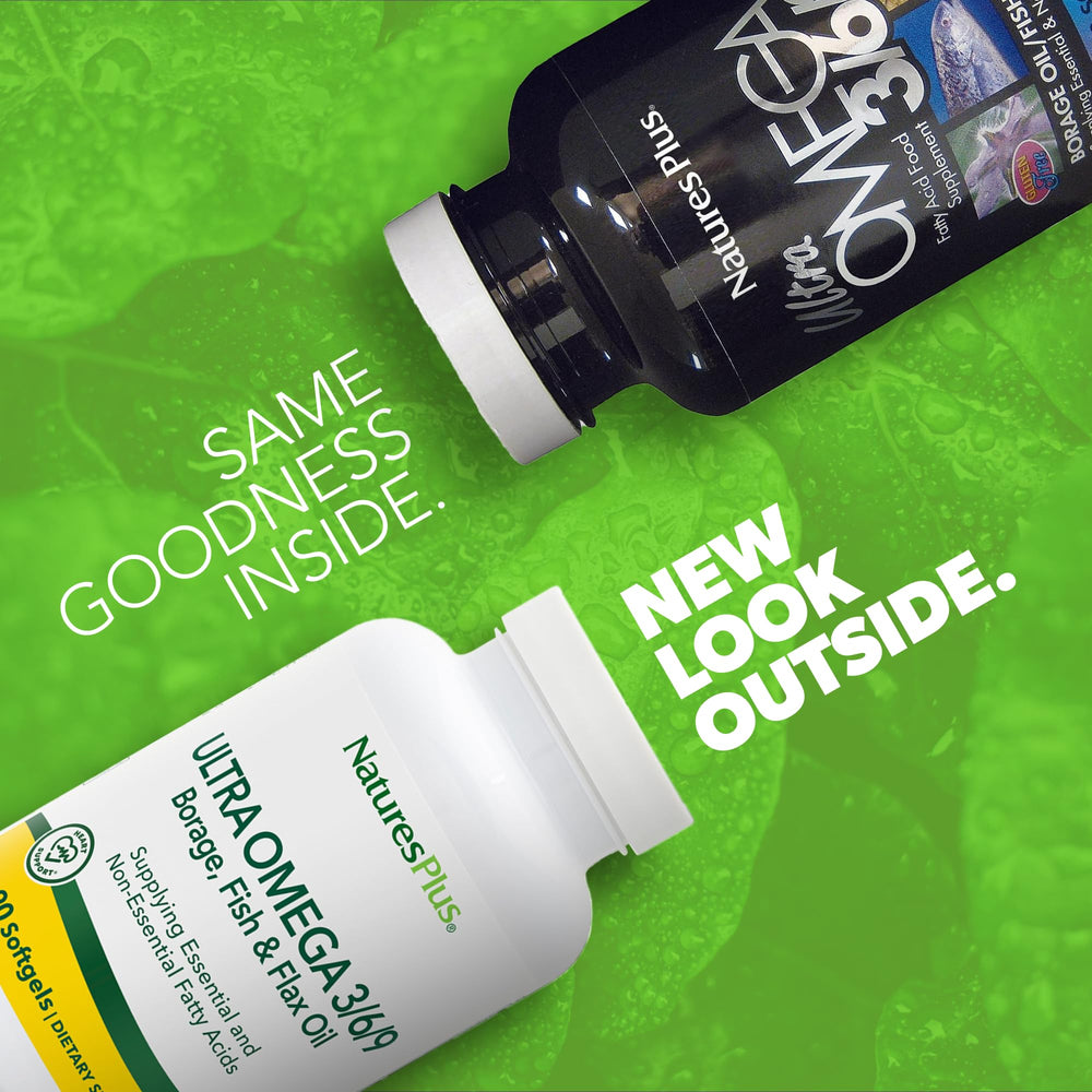 Close-up of Omega 3-6-9 softgels