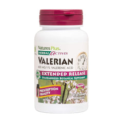 Natures Plus Herbal Actives Valerian Extended Release Tablets 600 mg – 30 vegan tablets (hero)