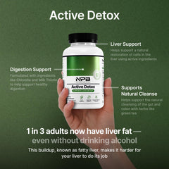 Nature's Pure Blend Active Detox apple cider vinegar mother image highlights digestive support