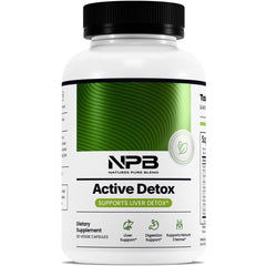 Nature's Pure Blend Active Detox bottle packshot for a simple daily detox routine