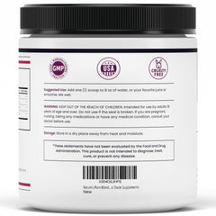 Nature's Pure Blend packaging highlights science behind nitric oxide research.