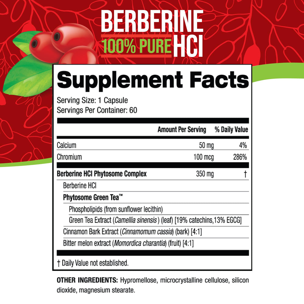 Product packaging of Nature's Science Berberine HCL