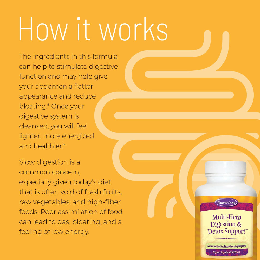 Nature's Secret marshmallow and peppermint powder image for soothing digestive support.