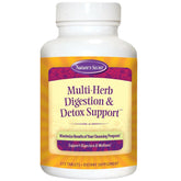 Nature's Secret Multi-Herb Digestion and Detox Support bottle for digestive function support.