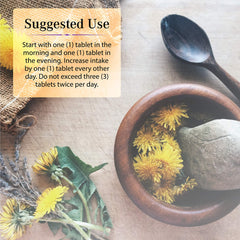 Herbal detox and digestion imagery with natural plants