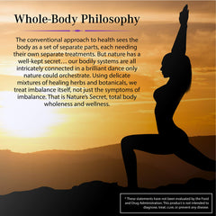 Label details of Nature's Secret Women's 73 Nutrient Soft-Gel Multi Vitamin bottle