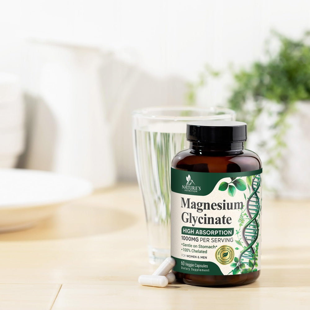 Nature's sleep support benefits of magnesium glycinate