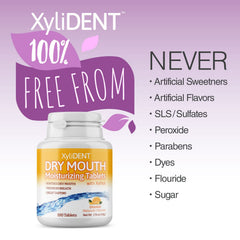 Front view of Nature's Stance XyliDENT orange tablets box