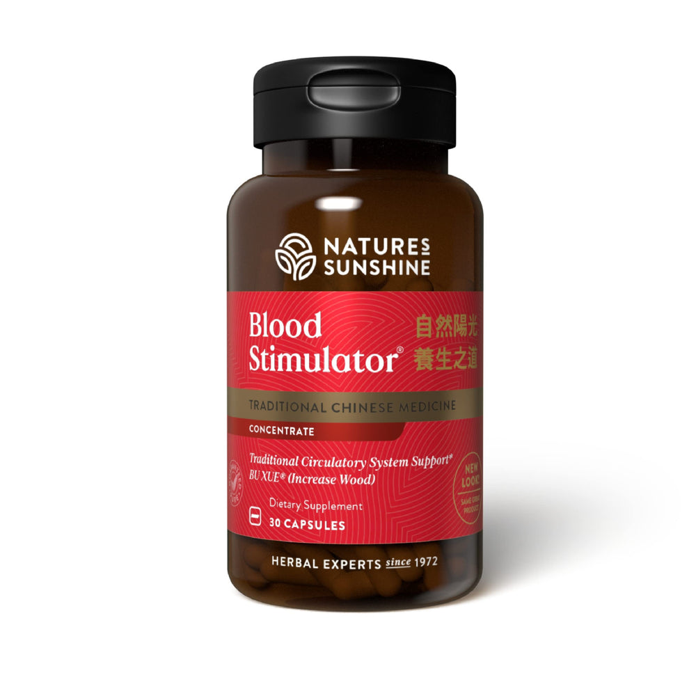 Bottle of Nature's Sunshine Blood Stimulator TCM Concentrate 30 capsules