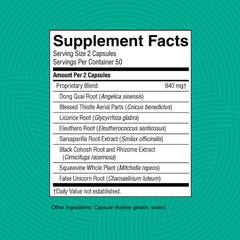 Close-up of the Nature's Sunshine C-X (100) label