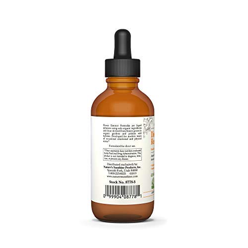 Flower Remedy ingredients: arnica mollis, star of bethlehem, rock rose, and impatiens