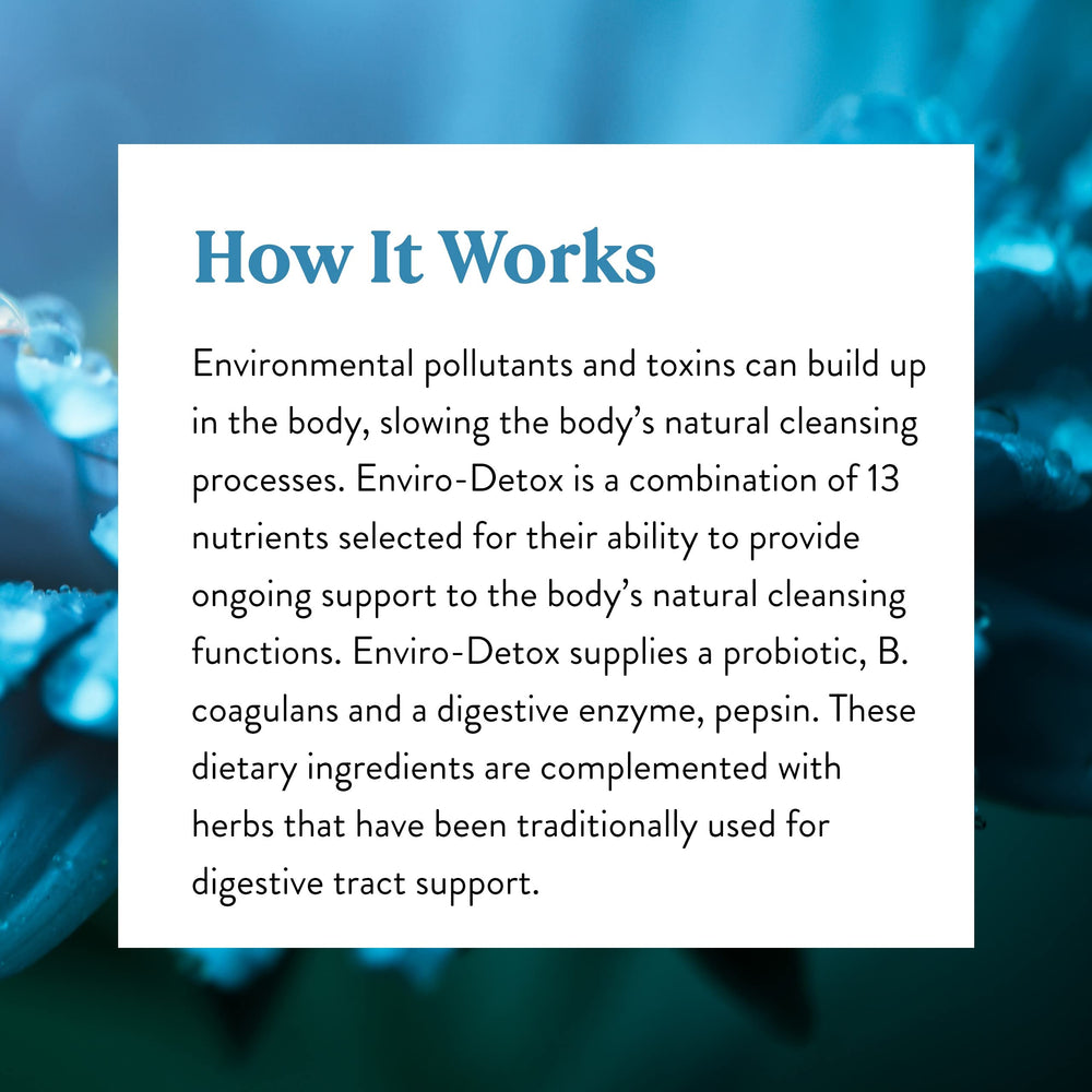 Nature's Sunshine Enviro-Detox in daily routine setup with timer.