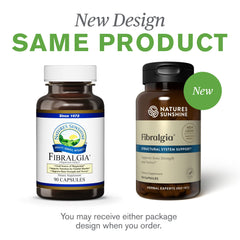 Herbal supplement bottle with Nature's Sunshine branding