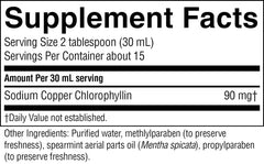 Packaging of Nature's Sunshine Liquid Chlorophyll 16 oz bottle