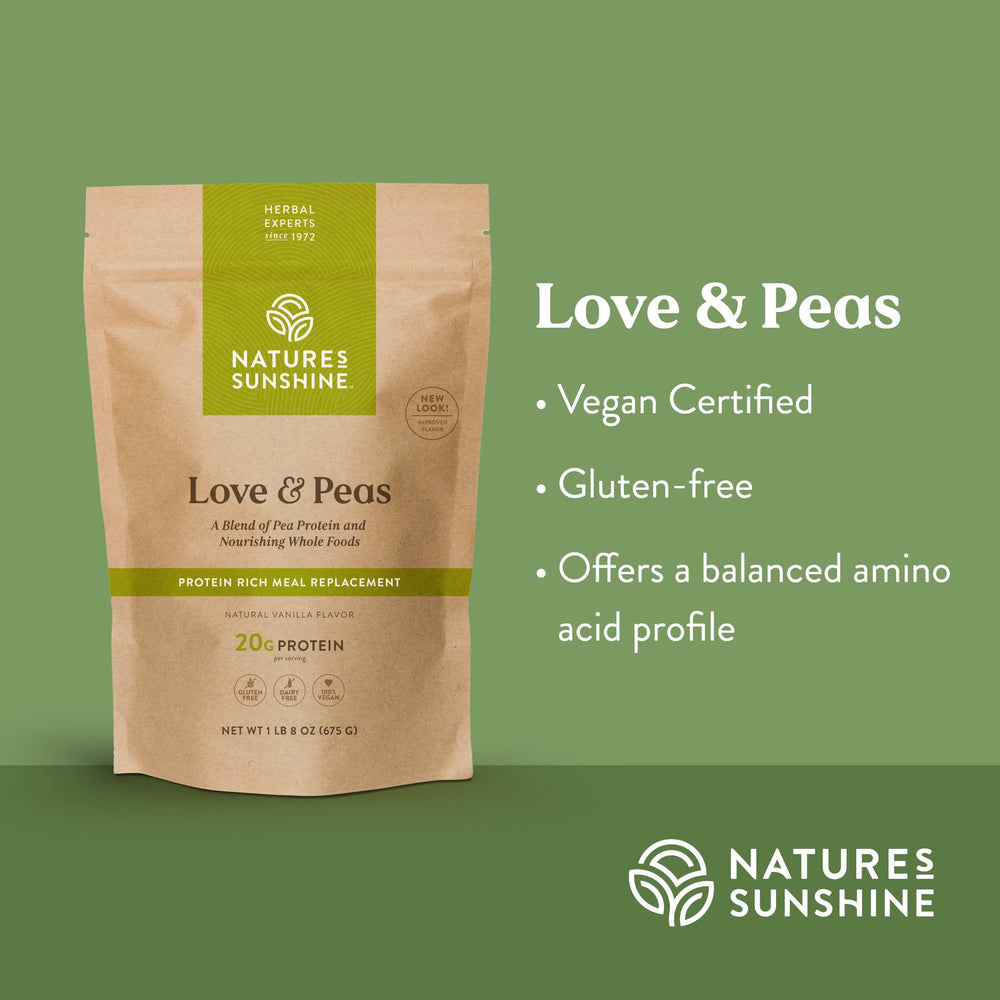 Nature's Sunshine Love and Peas scoop for measuring powder