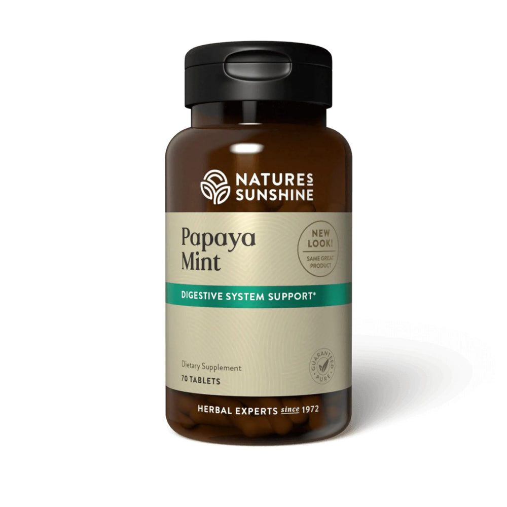 Product image of Nature's Sunshine Papaya Mint 70 chewable tablets