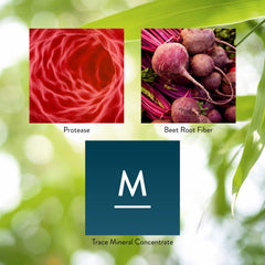 Product image showing protease enzyme and minerals