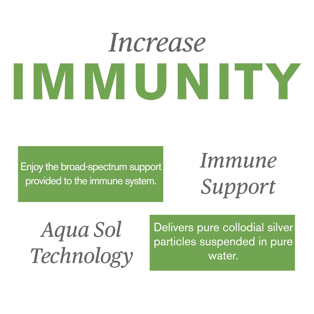 Illustration of nano-sized colloidal silver particles in water